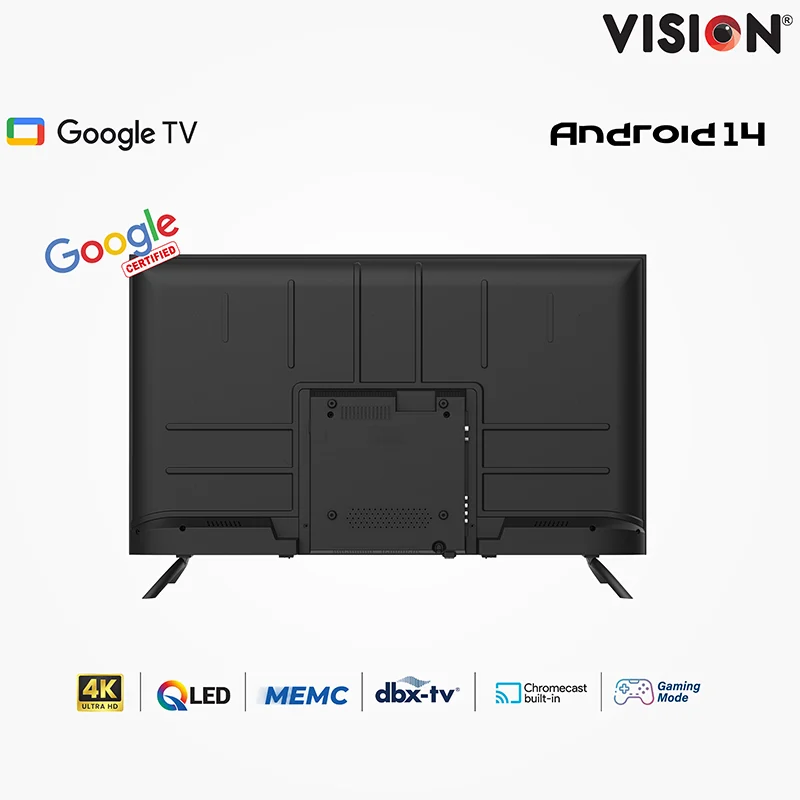 Vision 43" QLED Google TV 4K PQ6 Galaxy Plus